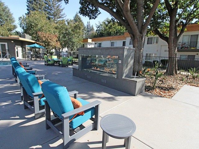 Lounge Area with Outdoor Firepit