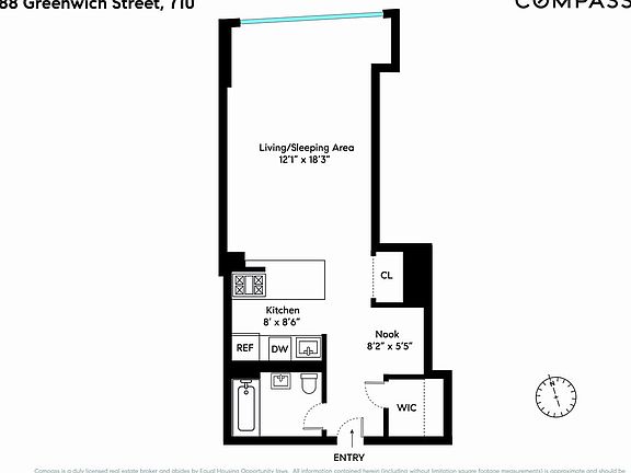 2nd image of 88 Greenwich St APT 710