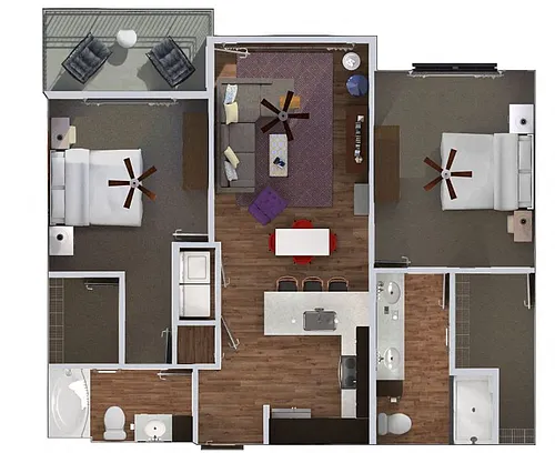 Floor plan Chatsworth