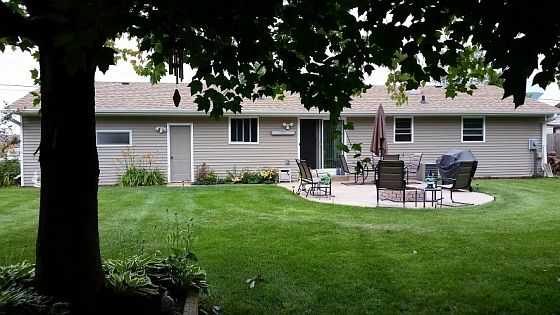 Back of house and patio