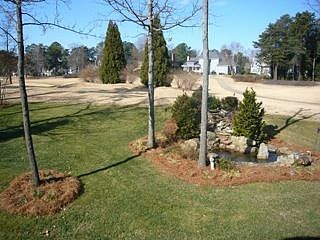View onto golf course