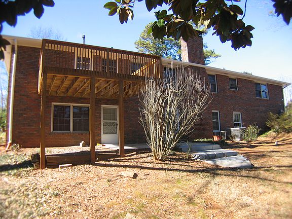 Back of house showing walk out basement level.