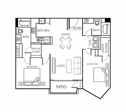 Floor plan Pahoa Island
