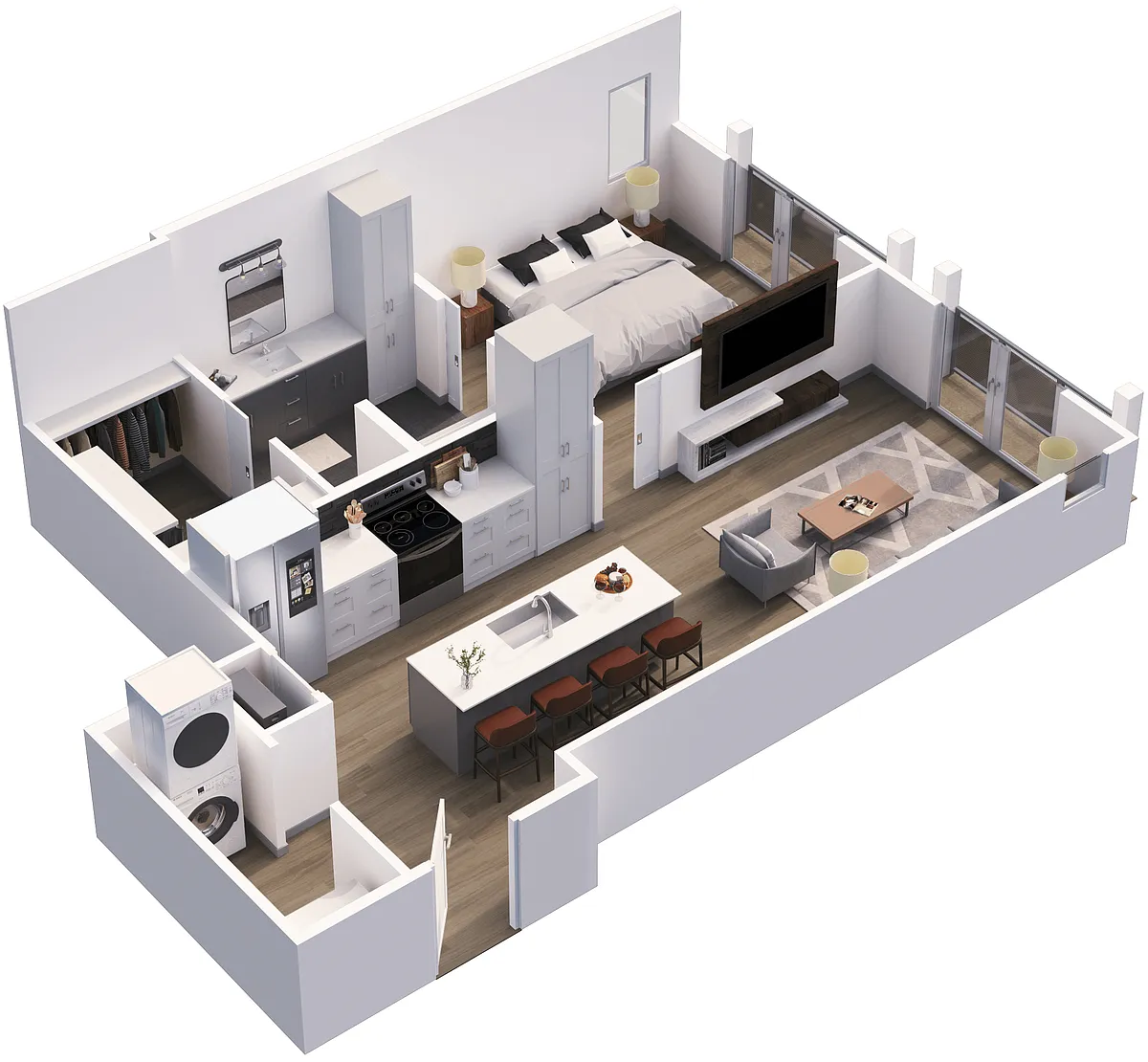 Floor plan A-Flat 1