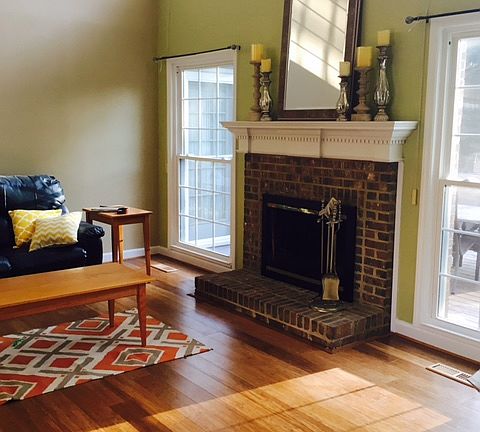 Wood or Gas fireplace