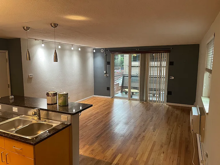 Livingroom with large covered patio