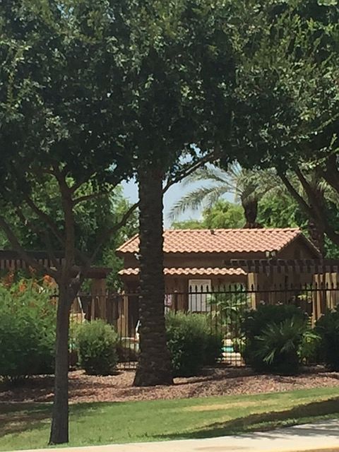 Glimps of comm pool area