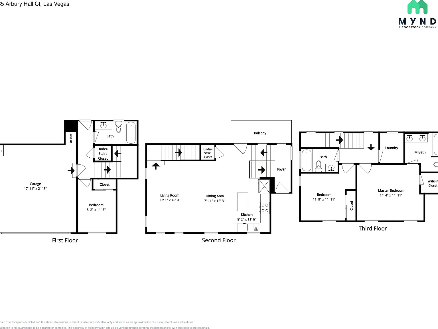 3 bed, 3.0 bath, 1404 sqft, $2,015 — Photo 2