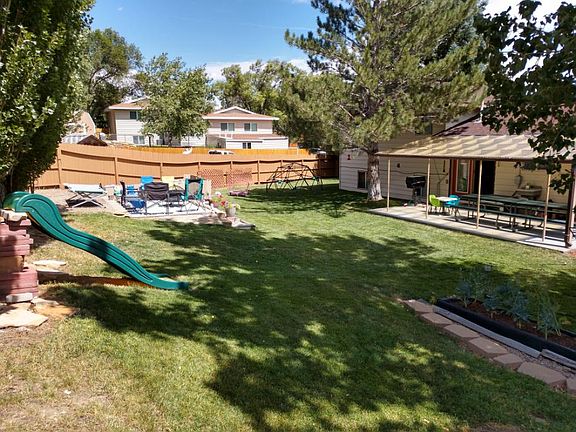 Large backyard. 
