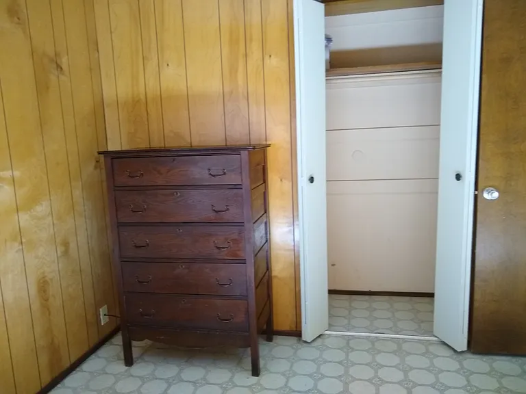 First bedroom closet