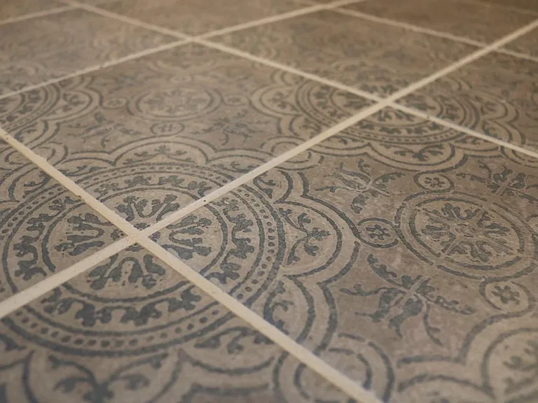 Greek inspired tile work for a touch of class and style.