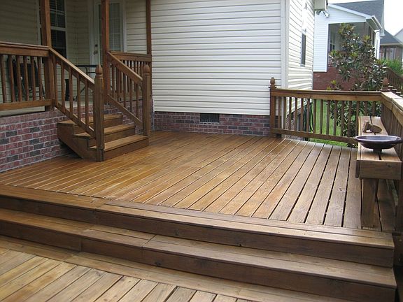 Two tier deck