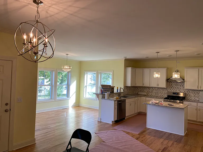 Kitchen and Sun Room/Dining Room