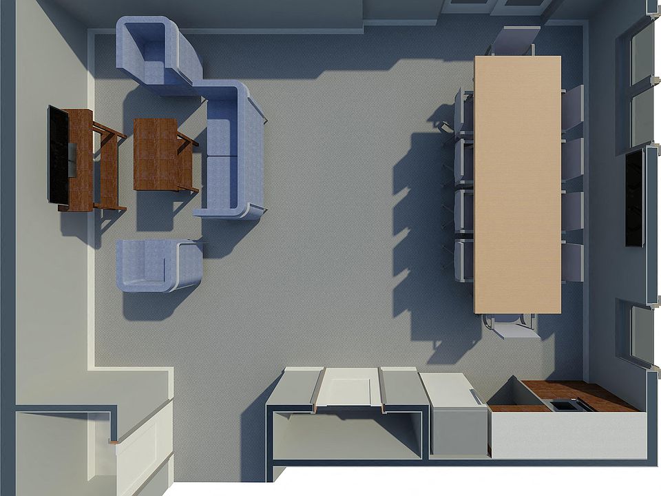 Community room floor plan