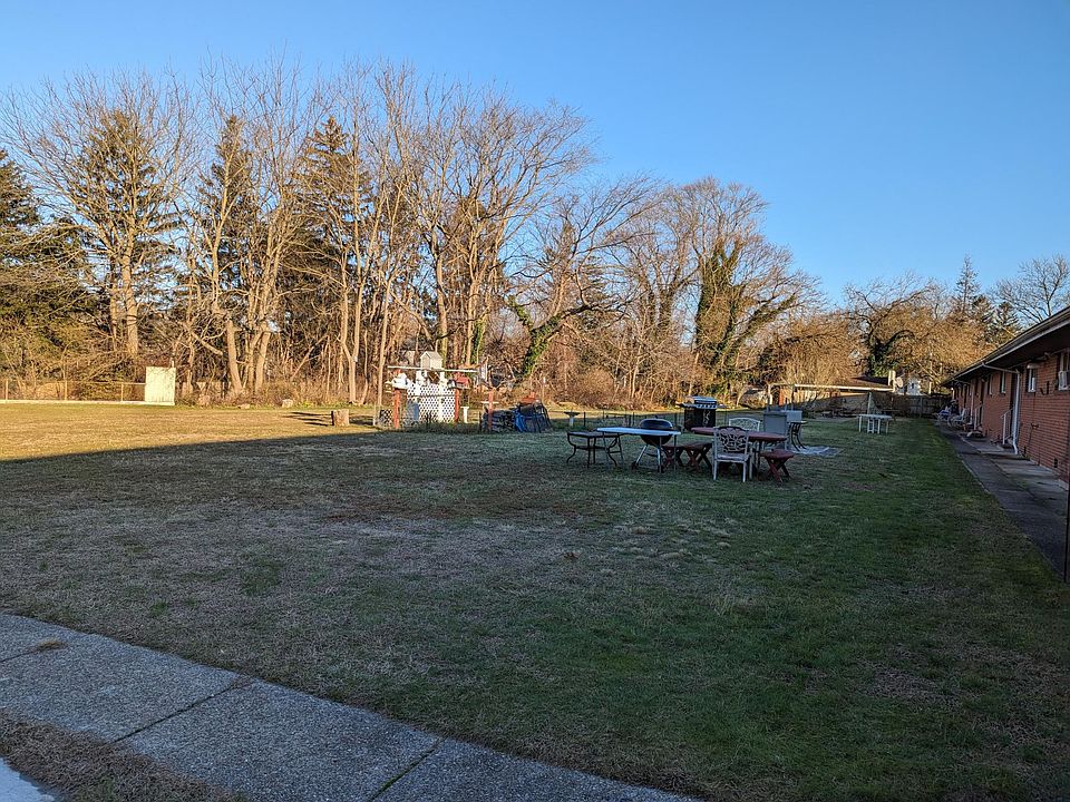 Large back yard
