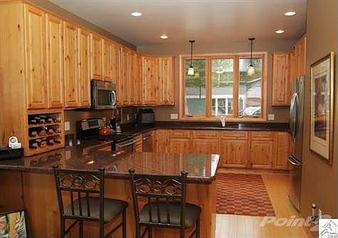 Alder cabinets, granite, bamboo