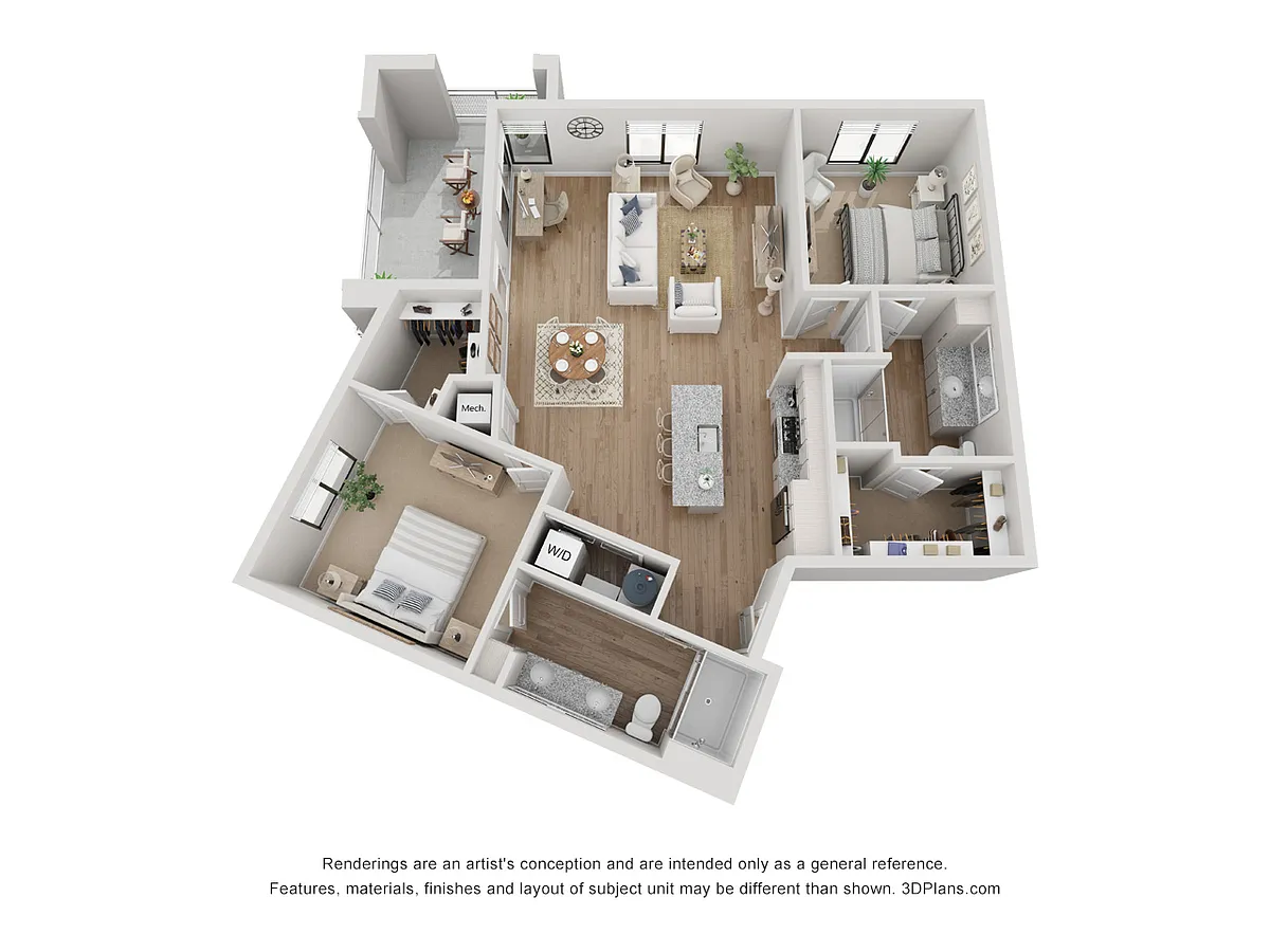 Floor plan 2X2