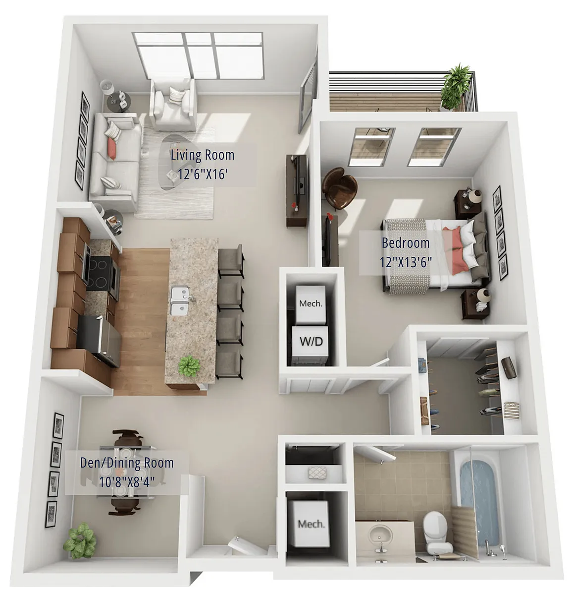 Floor plan 1M
