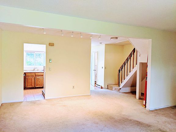 Looking back from the patio doors