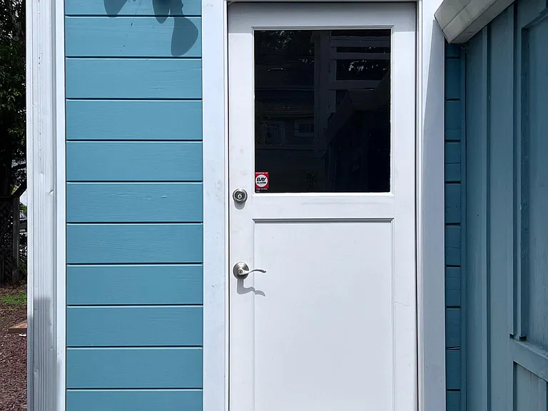Backdoor from the kitchen