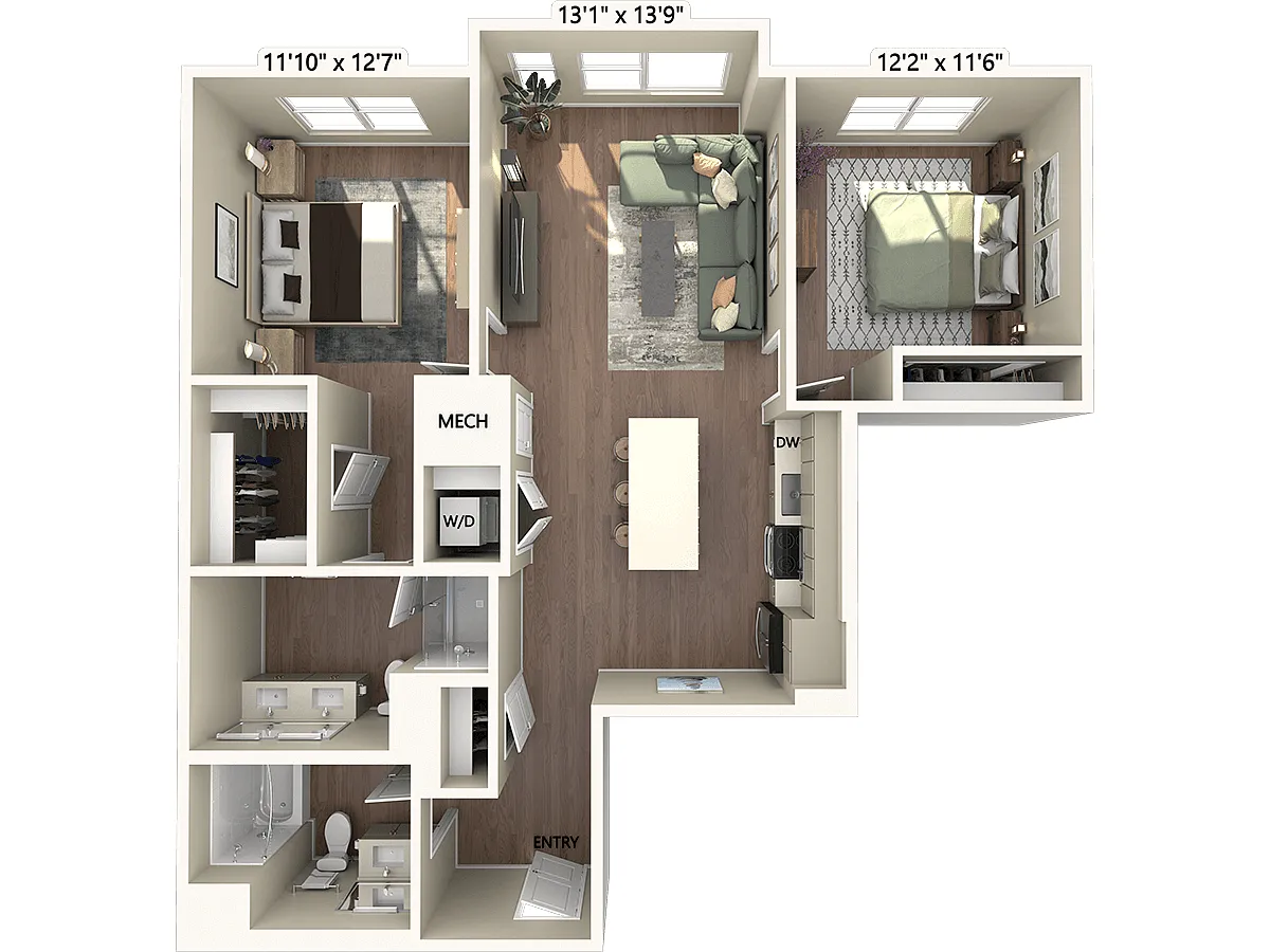 Floor plan B4-1122-2
