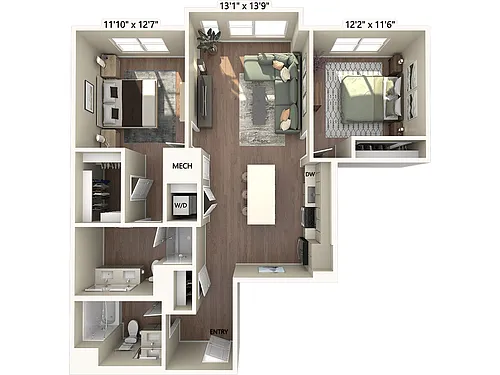 Floor plan B4-1122-2