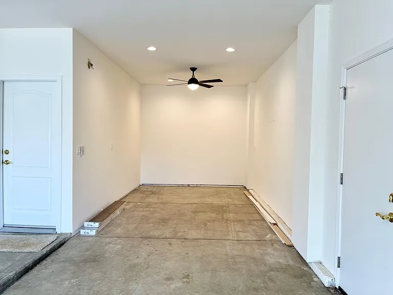 Three car tandem garage