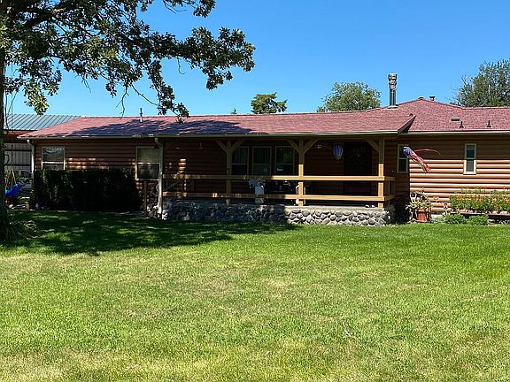 South porch and house