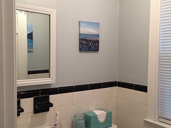 Half bathroom on first floor