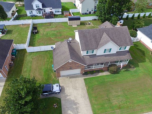 Drone view of Property