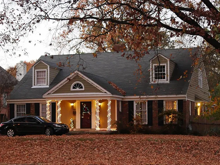 View from Walnut Grove during Fall. This is a duplex.