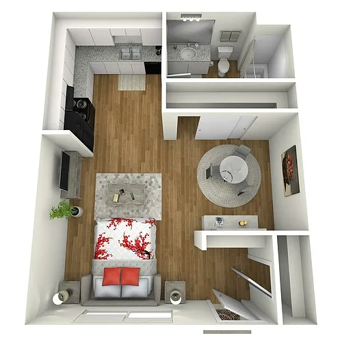 Floor plan 0 Bedroom 0 FP on all Studios