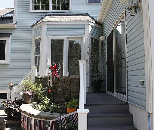 Back exit off kitchen