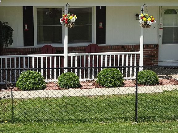 Close up of Front Porch Area