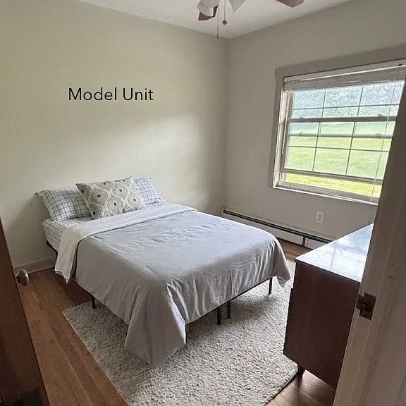 Model Unit: Shown for layout and room sizes only. Finishes and colors vary in available units.