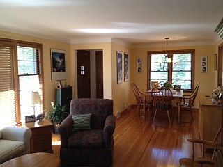 living room to dining room