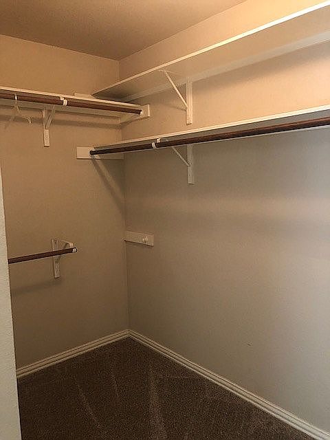 Master walk in closet