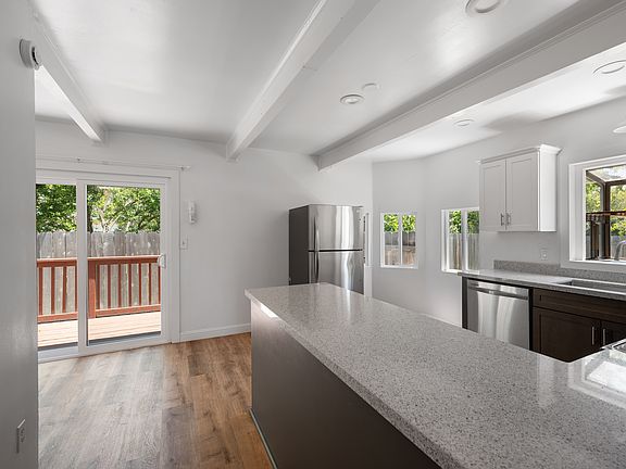 Living room entering kitchen