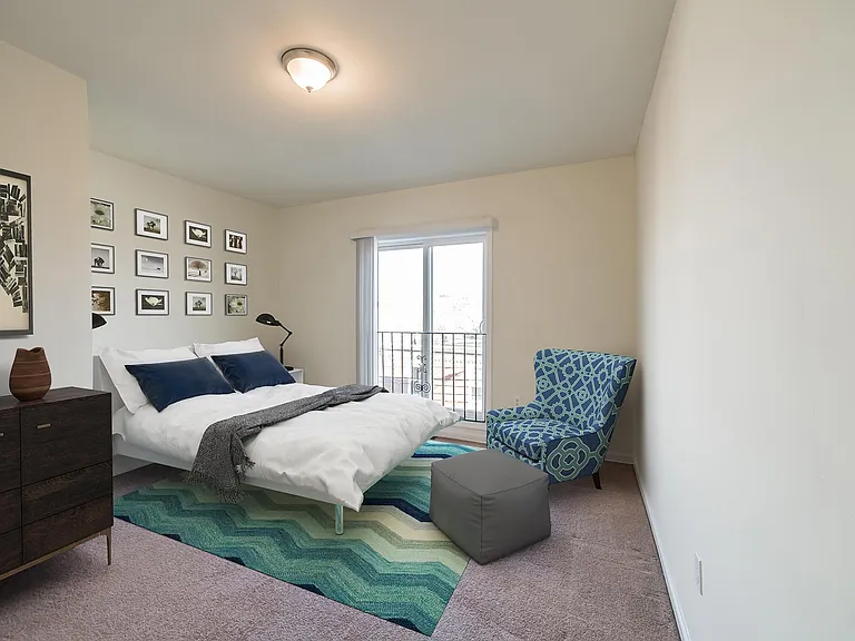 Third floor rear bedroom