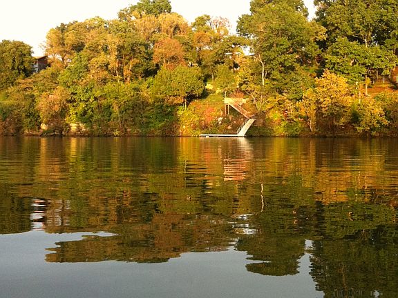 Back property view from kayak