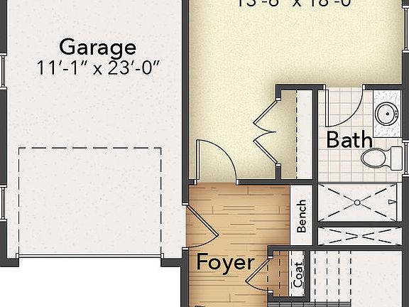 Front Unit, First Floor