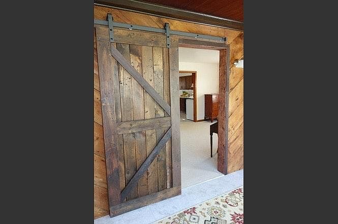 interior entrance from covered porch to living area
