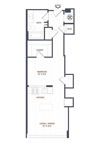 Floor plan Studio-S04