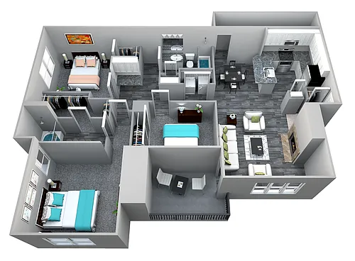 Floor plan The Worthington Valley