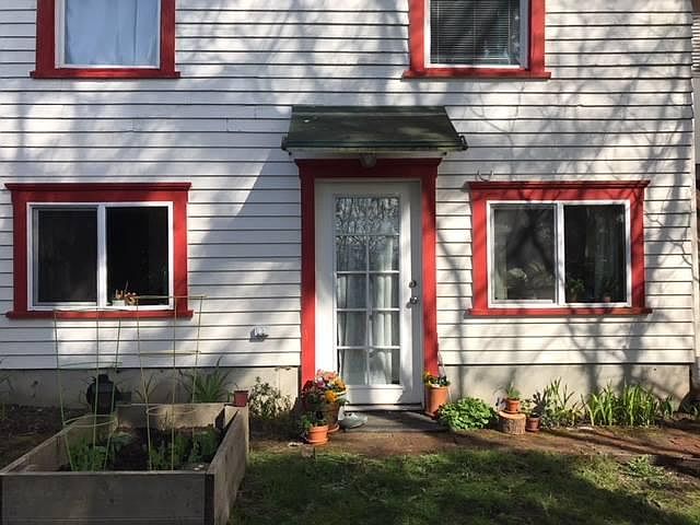 Front of apartment