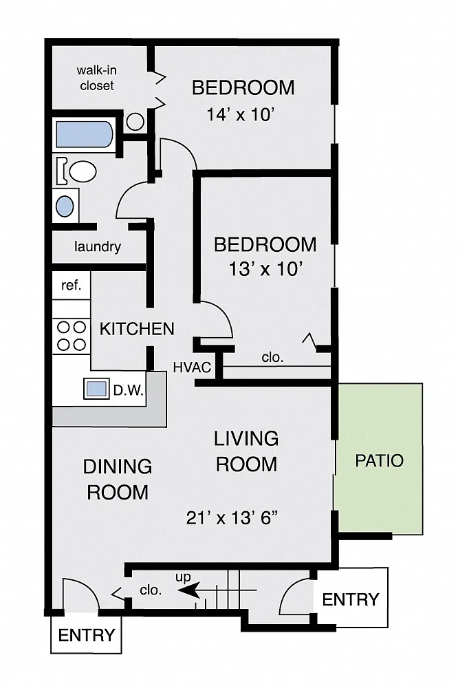 Floor plan The Bradford Garden
