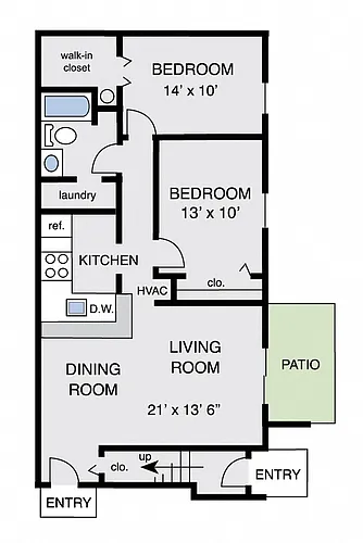 Floor plan The Bradford Garden