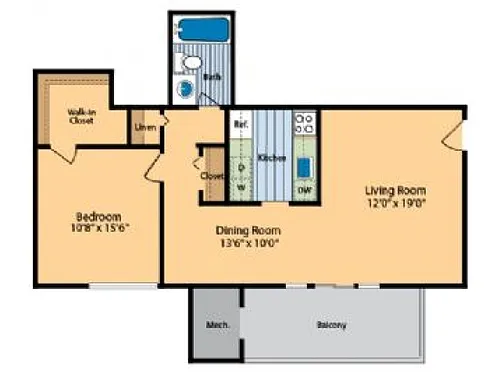 Floor plan Fairmont Heights