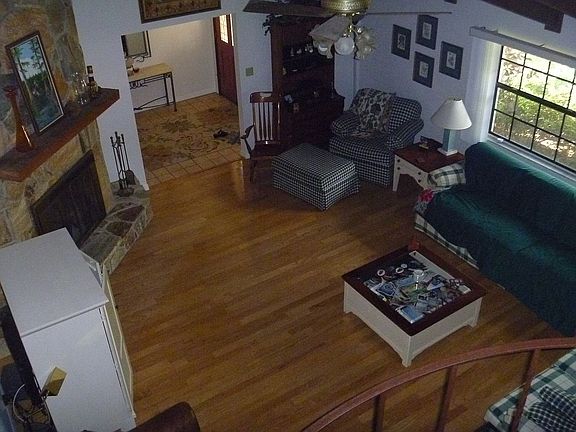 Living Rm w/stned fireplace 