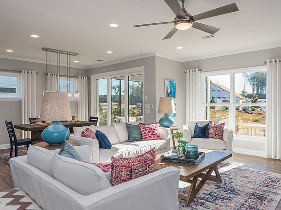 Gathering Room with Hardwood Floors